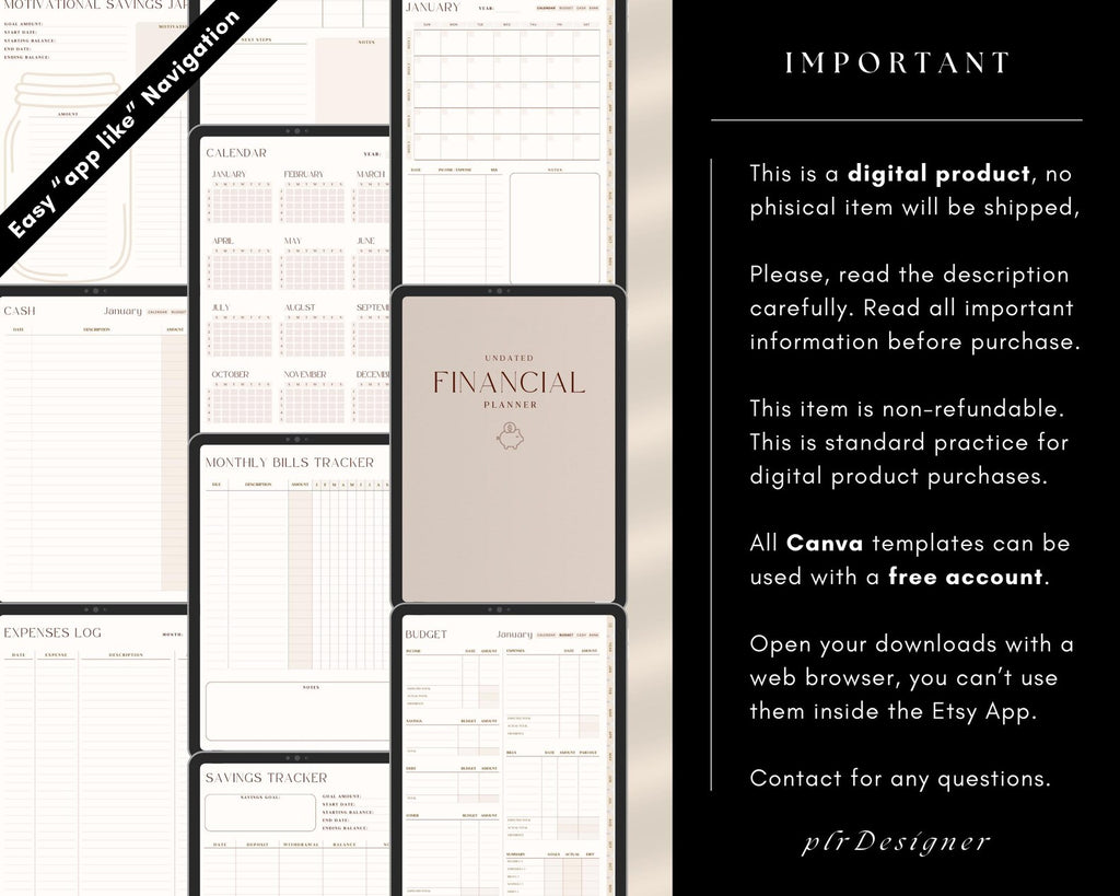Premium King365 Planner
