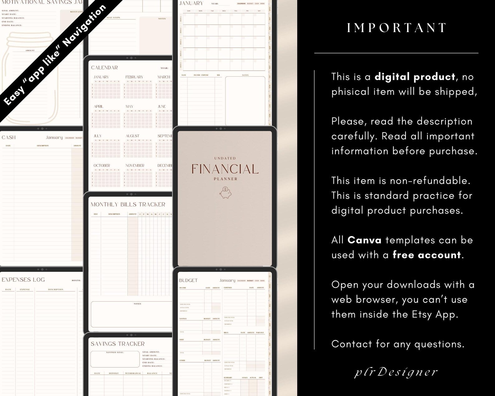 Premium King365 Planner